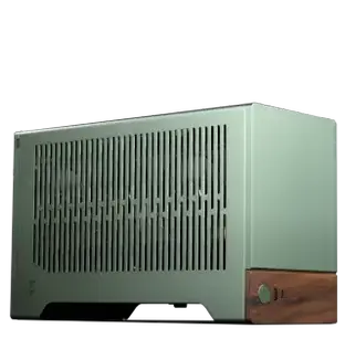 Ordenador compacto de alto rendimiento con diseño minimalista