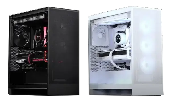 PC personalizado de alto rendimiento con iluminación RGB, diseño profesional y hardware de última generación, ideal para gaming y trabajo exigente