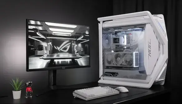 Pc personalizado de alto rendimiento con iluminación RGB, diseño profesional y hardware de última generación, ideal para gaming y trabajo exigente