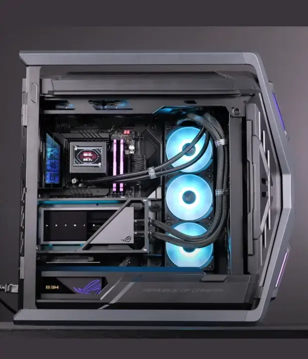 Pc gaming con un manejo de cables muy bueno